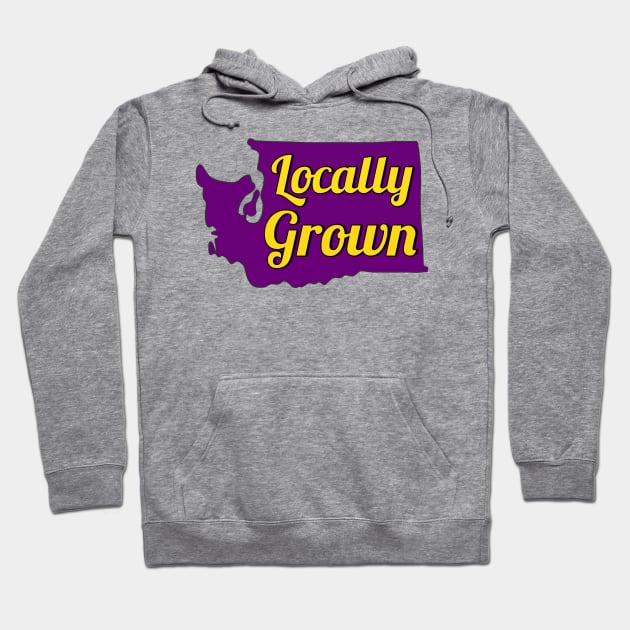 Locally Grown UW Hoodie by TankByDesign